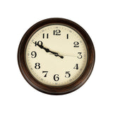 Classic Wall Clock Silent Non-Ticking Quartz Battery Operated Luxury Wood
