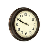 Classic Wall Clock Silent Non-Ticking Quartz Battery Operated Luxury Wood