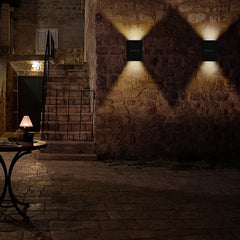 2pc Outdoor Solar LED Deck Lights Garden Patio Pathway Stairs Warm White