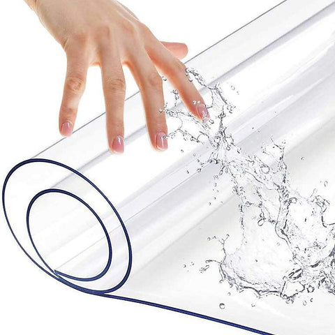 PVC Tablecloth Protector Table Cover Dining Table Cloth Plastic 2800x1170mm 2.0mm