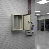 Carbon Steel Electrical Enclosure Box IP65 Wall Mount 400 x 300 x 200 mm