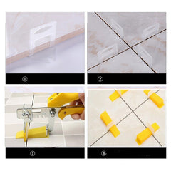 1000x Tile Leveling System Clips Levelling Spacer Tiling Tool Floor Wall
