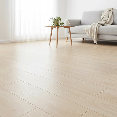 Vinyl Floor Tiles Self Adhesive Flooring Natural Light Oak Wood 16 Pack 2.3SQM