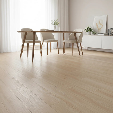 Vinyl Floor Tiles Self Adhesive Flooring Natural Light Oak Wood 16 Pack 2.3SQM