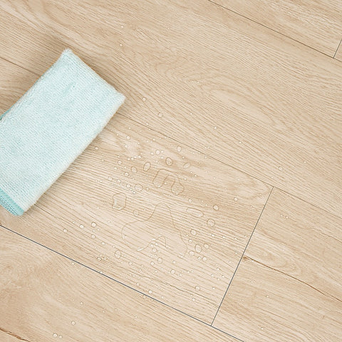 Vinyl Floor Tiles Self Adhesive Flooring Natural Light Oak Wood 16 Pack 2.3SQM