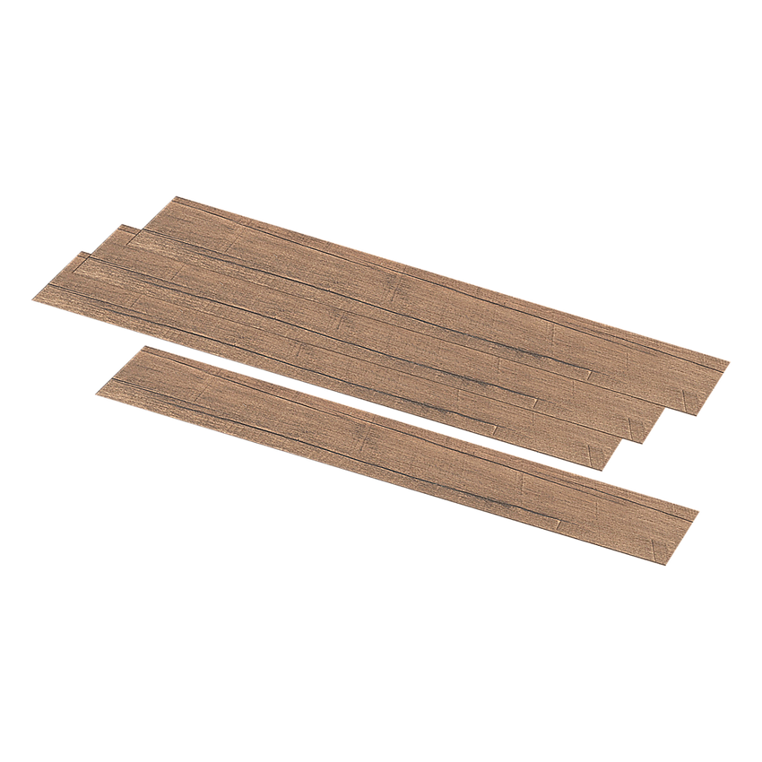 Vinyl Floor Tiles Self Adhesive Flooring Smoked Eucalyptus Wood Grain 16 Pack 2.3SQM