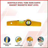 Scaffold Steel Tube Rare Earth Magnet Magnetic Boat Level For Accurate Levelling