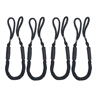 4 Pack Marine Bungee Dock Line Boat Mooring Rope Anchor Cord Stretch