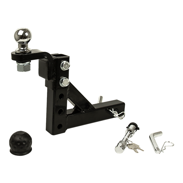 Adjustable Tow Bar Tongue Hitch 50mm Ball Drop for Trailer Caravan