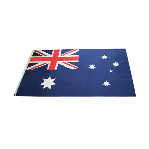 Australian Flag Heavy Duty Woven Spun Poly Australia Flag Metal Clips