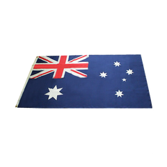 Australian Flag Heavy Duty Woven Spun Poly Australia Flag Metal Clips