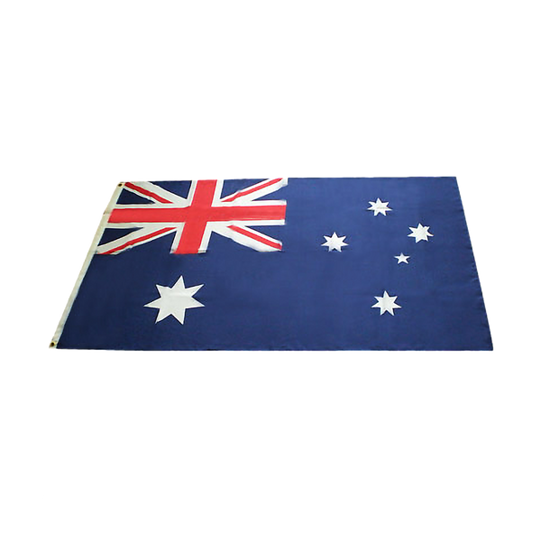 Australian Flag Heavy Duty Woven Spun Poly Australia Flag Metal Clips