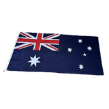 Australian Flag Heavy Duty Woven Spun Poly Australia Flag Metal Clips
