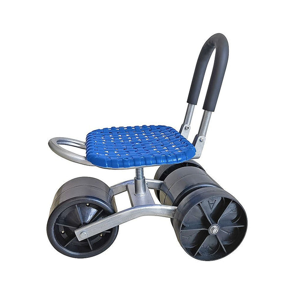 Gardening Seat Portable Height Adjustable Folding Stool With Kneeling Pad For Comfortable Garden Work