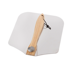 Metal Pizza Peel with Foldable Wood Handle