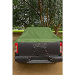 3x4M Army Heavy Duty Waterproof Canvas Tarp Tarpaulin Sun Blocked Dustproof