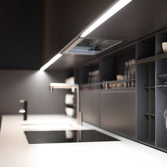 10 x 1M V-Style Aluminium LED Strip Light Channels for Cabinet Lighting