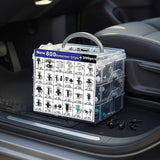 1000PCS Car Retainer Clips Auto Fasteners Push Trim Clips Pin Rivet Bumper Kit