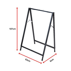 A Frame Sign 60x90cm Sidewalk Plastic Poster Board Outdoor Display