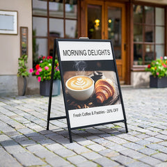 A Frame Sign 60x90cm Sidewalk Plastic Poster Board Outdoor Display