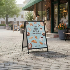 A Frame Sign 60x90cm Sidewalk Plastic Poster Board Outdoor Display