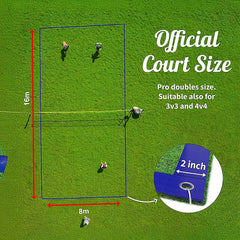 Professional Court Boundary Lines Beach Volleyball Beach Foot Volley Badminton