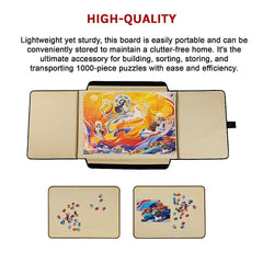 Portable Jigsaw 1000 Pieces Board Puzzle Storage Carry Safe Case Carrier