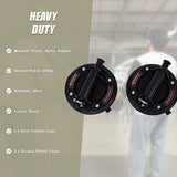 2x20cm 500kg Vacuum Suction Cup Glass Lifter Granite Sucker Pump Lift Heavy Duty