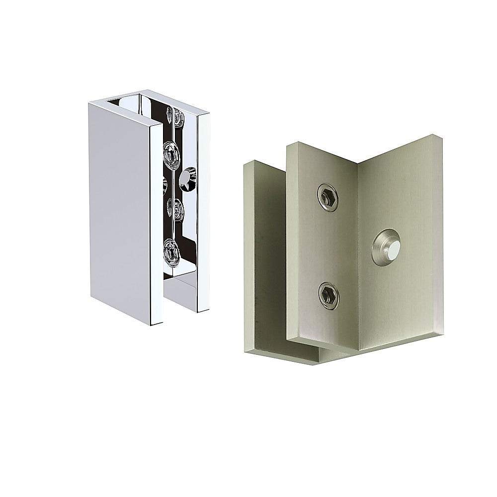 Glass-to-wall/floor Shower Screen U-Brackets in Gold