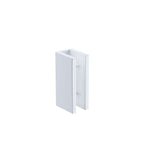 Glass-to-wall/floor Shower Screen U-Brackets in White