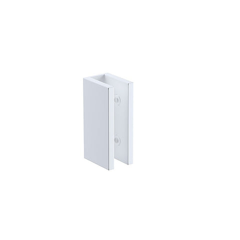 Glass-to-wall/floor Shower Screen U-Brackets in White