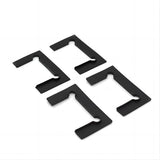 180 Degree Stainless steel Glass to Glass Shower Door Hinge in Black