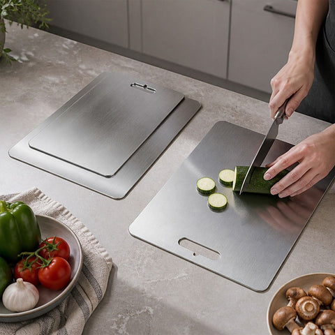 3 x 304SS Cutting Chopping Board Stainless Steel