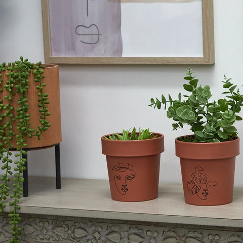 Potted Artificial Eucalyptus Plant 27cm