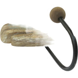 Handcrafted Whale Wall Hanging w 3 Hooks 56cm