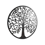 Laser Cut Round Tree Of Life w Birds Wall Art 60x59.7cm