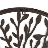 Laser Cut Round Tree Of Life w Birds Wall Art 60x59.7cm
