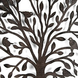 Laser Cut Round Tree Of Life w Birds Wall Art 60x59.7cm