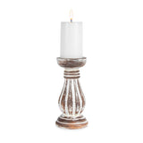 Hand-Carved Classic Candle Holder 8x20cm
