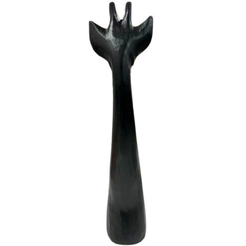 Handcrafted Black Giraffe Ornament 49cm