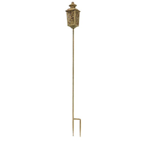 Vintage Style Garden Lantern Candleholder Stake 120cm