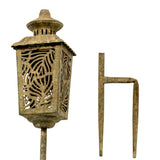 Vintage Style Garden Lantern Candleholder Stake 120cm