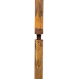 Rust Girl w Balloons Garden Stake 125cm