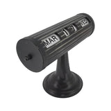 Vintage Style Black Table Top Calendar 24x18cm