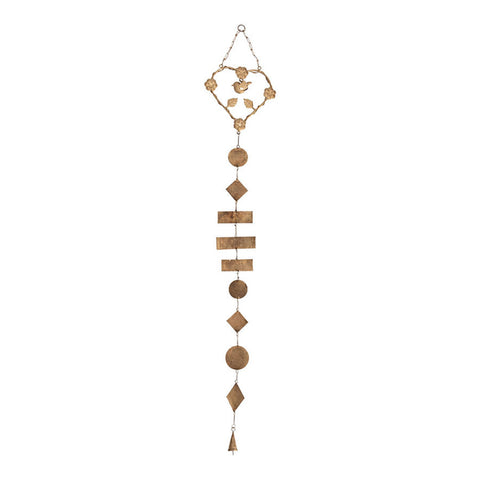 Heart w Bird & Shapes Hanging Mobile 142cm