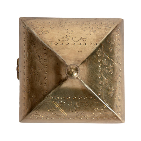 Handcrafted Contemporary Moroccan Square Box 17cm