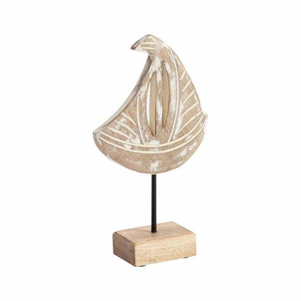 Boat on Base Ornament 30cm
