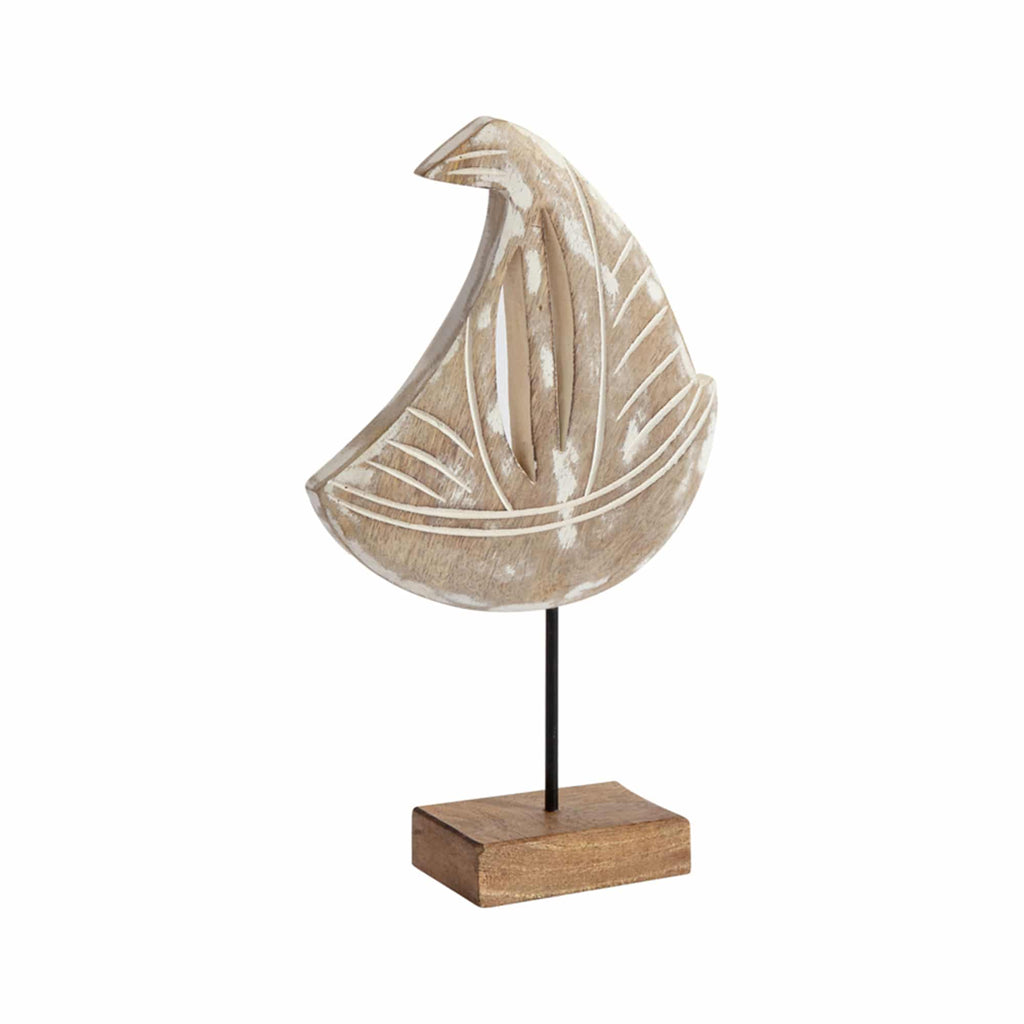 Boat on Base Ornament 23cm