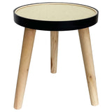 Round Rattan top 3 Legged Potplant Stand / Side Table 34cm