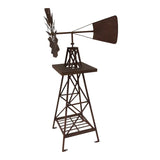 Large Rust Windmill 118cm